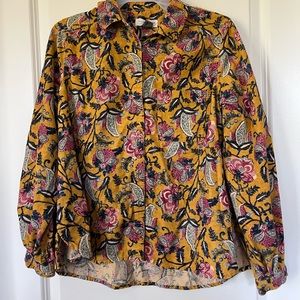 Pilcro and the letterpress by Anthropologie X-Small button up shirt